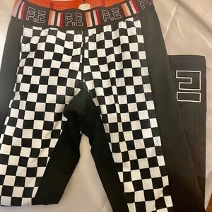 P.E Nation brand checkered leggings